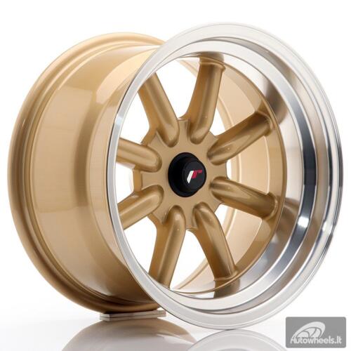 JR Wheels JR19 16x9 ET-25-(-15) BLANK Gold