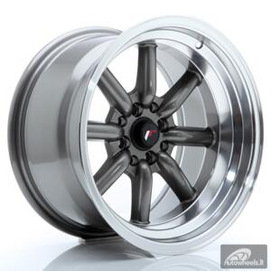 JR Wheels JR19 16x9 ET-15 4x100/114 Gun Metal