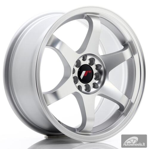 JR Wheels JR3 17x8 ET35 5x100/114 Matt Silver Machined Face