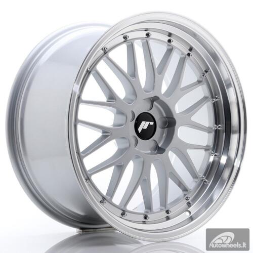 JR Wheels JR23 20x10 ET38 5x120 Hyper Silver w/Machined Lip