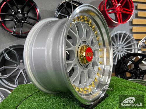 Ratlankis Laredo BBS LM style 15X8J 4X100/5X100 ET15 73.1 Silver with polished lip