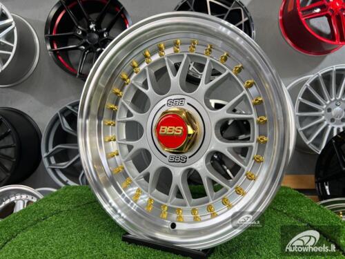 Ratlankis Laredo BBS LM style 15X8J 4X100/5X100 ET15 73.1 Silver with polished lip