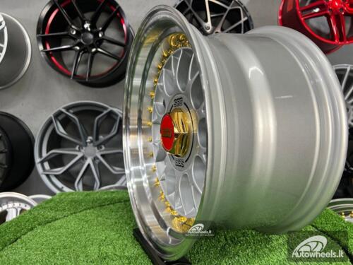 Ratlankis Laredo BBS LM style 15X8J 4X100/5X100 ET15 73.1 Silver with polished lip