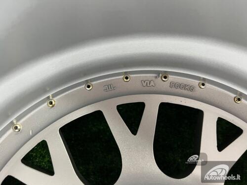 Ratlankis Laredo BBS LM style 15X8J 4X100/5X100 ET15 73.1 Silver with polished lip