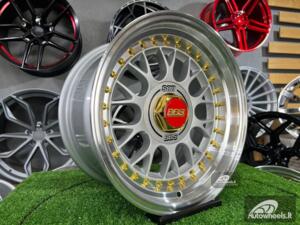 Ratlankis Laredo BBS LM style 15X8J 4X100/5X100 ET15 73.1 Silver with polished lip