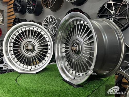 Ratlankis Work Emitz style 15X8J 4X100/5X100 ET0 73.1 Grey with polished lip