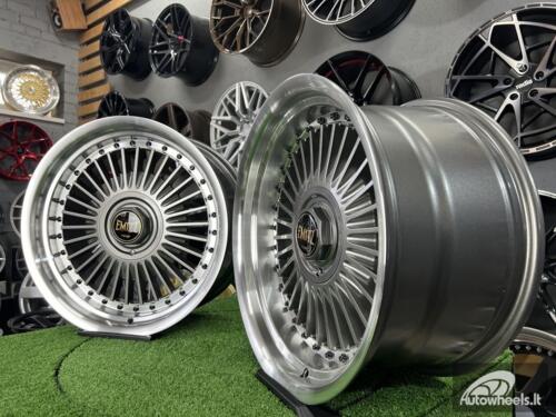 Ratlankis Work Emitz style 15X9J 4X100/5X100 ET0 73.1 Grey with polished lip
