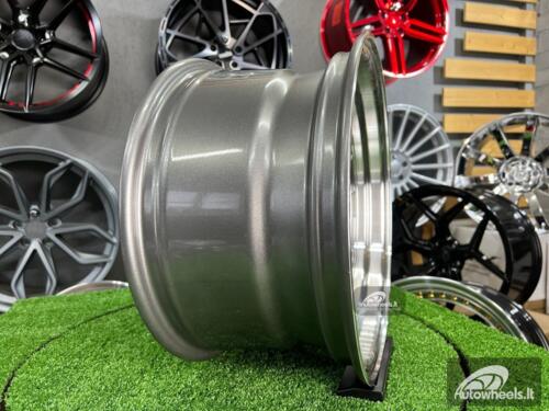 Ratlankis JDM AME A3C Style 15X8J 4X100 ET25 73.1 Grey with polished lip