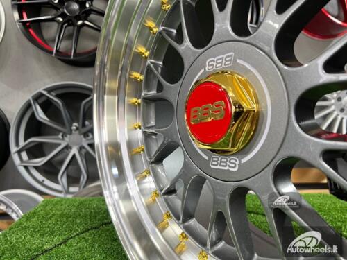 Ratlankis Laredo BBS LM style 17X8.5J 4X100/5X100 ET20 73.1 Grey with polished lip