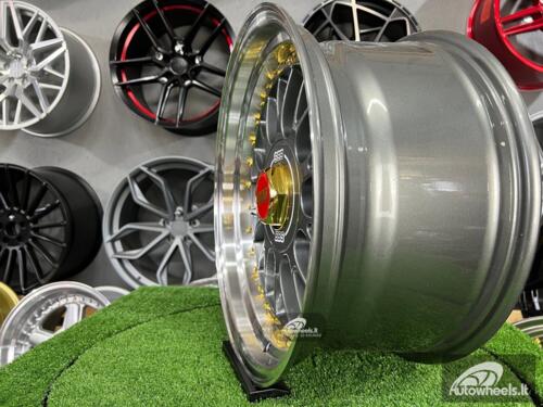 Ratlankis Laredo BBS LM style 17X8.5J 4X100/5X100 ET20 73.1 Grey with polished lip