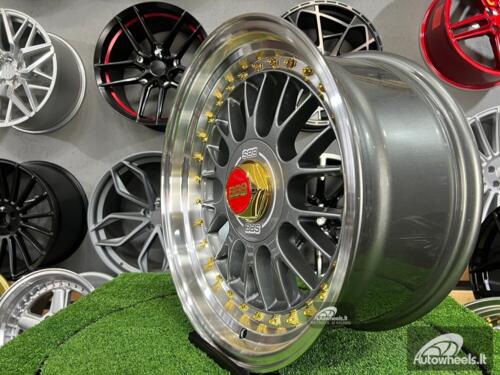 Ratlankis Laredo BBS LM style 17X8.5J 4X100/5X100 ET20 73.1 Grey with polished lip