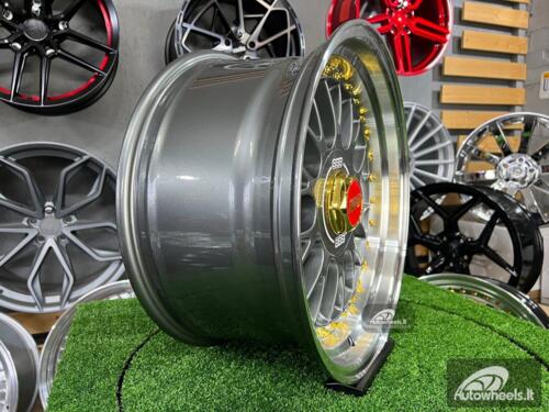Ratlankis Laredo BBS LM style 17X8.5J 4X100/5X100 ET20 73.1 Grey with polished lip