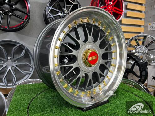 Ratlankis Laredo BBS LM style 17X8.5J 4X100/5X100 ET20 73.1 Grey with polished lip