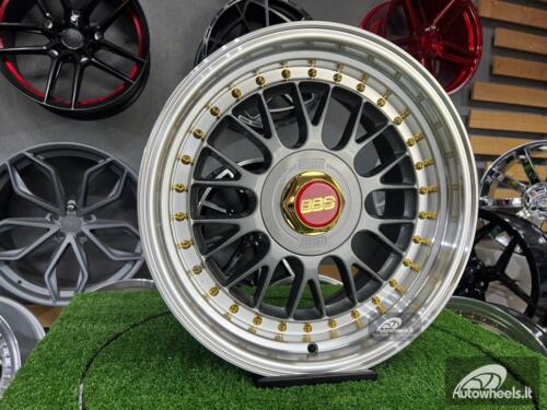 Ratlankis Laredo BBS LM style 17X8.5J 4X100/5X100 ET20 73.1 Grey with polished lip