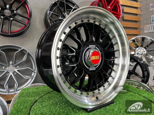 Ratlankis Laredo BBS LM style 17X8.5J 4X100/4X114.3 ET20 73.1 Black with polished lip