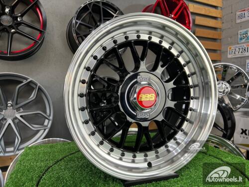 Ratlankis Laredo BBS LM style 17X8.5J 4X100/4X114.3 ET20 73.1 Black with polished lip