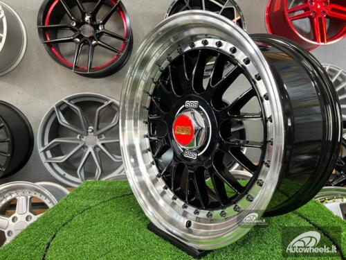 Ratlankis Laredo BBS LM style 17X8.5J 4X100/4X114.3 ET20 73.1 Black with polished lip