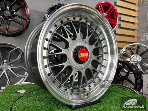 Ratlankis Laredo BBS LM style 17X8.5J 4X100/4X114.3 ET20 73.1 Grey with polished lip