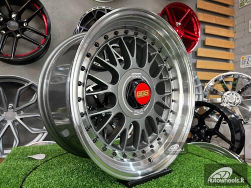 Ratlankis Laredo BBS LM style 17X8.5J 4X100/4X114.3 ET20 73.1 Grey with polished lip