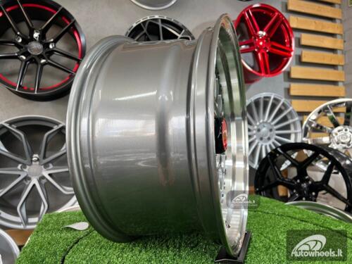 Ratlankis Laredo BBS LM style 17X8.5J 4X100/4X114.3 ET20 73.1 Grey with polished lip