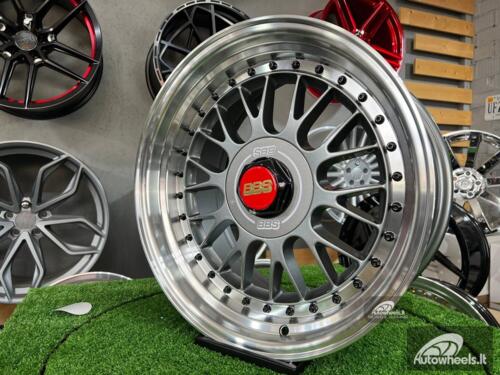 Ratlankis Laredo BBS LM style 17X8.5J 4X100/4X114.3 ET20 73.1 Grey with polished lip