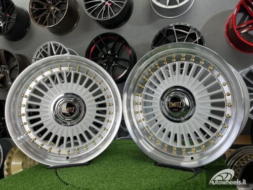 Ratlankis Work Emitz style 17X8J 4X100/4X108 ET20 73.1 White with polished lip