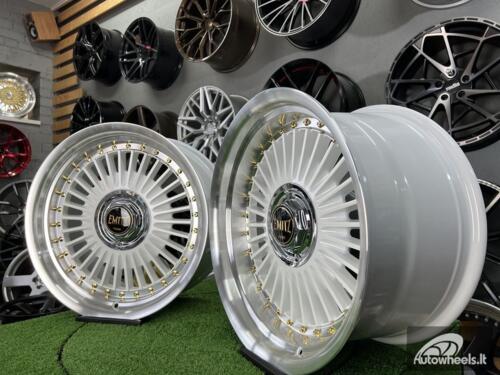 Ratlankis Work Emitz style 17X8J 4X100/4X108 ET20 73.1 White with polished lip