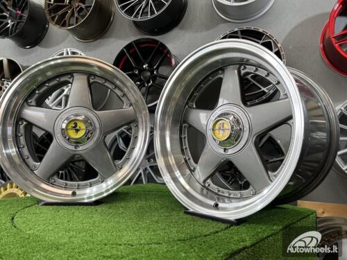 Ratlankis Ferrari Azev Design 17X8.5J 5X112/120 ET25 72.6 Grey with polished lip