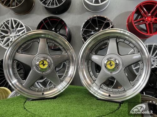 Ratlankis Ferrari Azev Design 17X8.5J 5X112/120 ET25 72.6 Grey with polished lip