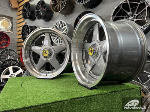 Ratlankis Ferrari Azev Design 17X8.5J 5X112/120 ET25 72.6 Grey with polished lip