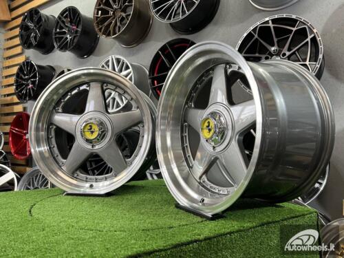 Ratlankis Ferrari Azev Design 17X8.5J 5X112/120 ET25 72.6 Grey with polished lip