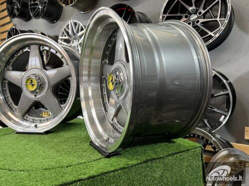 Ratlankis Ferrari Azev Design 17X8.5J 5X112/120 ET25 72.6 Grey with polished lip