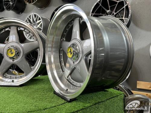 Ratlankis Ferrari Azev Design 17X8.5J 5X112/120 ET25 72.6 Grey with polished lip