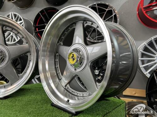 Ratlankis Ferrari Azev Design 17X8.5J 5X112/120 ET25 72.6 Grey with polished lip