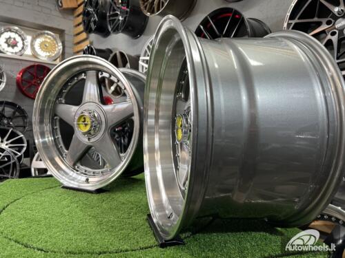 Ratlankis Ferrari Azev Design 17X8.5J 5X112/120 ET25 72.6 Grey with polished lip