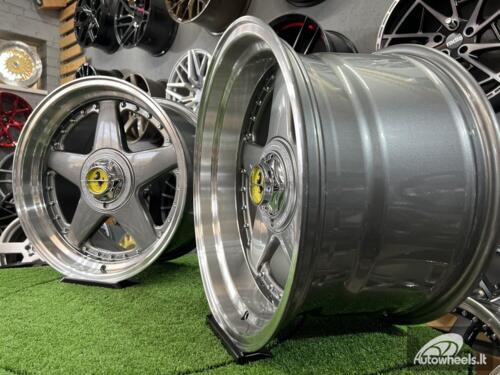 Ratlankis Ferrari Azev Design 17X8.5J 5X112/120 ET25 72.6 Grey with polished lip