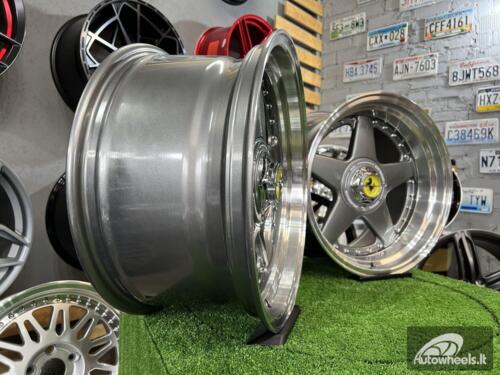 Ratlankis Ferrari Azev Design 17X8.5J 5X112/120 ET25 72.6 Grey with polished lip