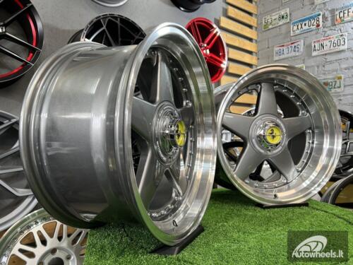 Ratlankis Ferrari Azev Design 17X8.5J 5X112/120 ET25 72.6 Grey with polished lip