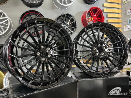 Ratlankis Minya AMG Maybach Style S/C/E Class style 20X8.5J 5X112 ET45 66.6 Gloss black