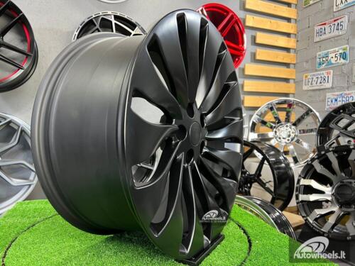 Ratlankis Tesla Model 3 Uberturbine style 19X8.5J 5X114.3 ET35 64.1 Matt black