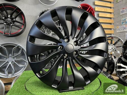 Ratlankis Tesla Model 3 Uberturbine style 19X8.5J 5X114.3 ET35 64.1 Matt black
