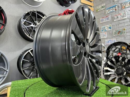 Ratlankis Tesla Model 3 Uberturbine style | R21X9J 5X114.3 ET40 64.1 Gloss gunmetal