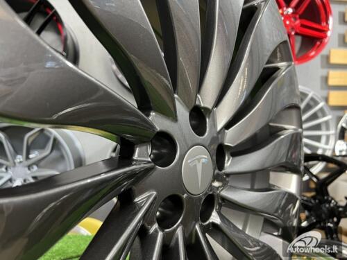Ratlankis Tesla Model 3 Uberturbine style | R21X9J 5X114.3 ET40 64.1 Gloss gunmetal