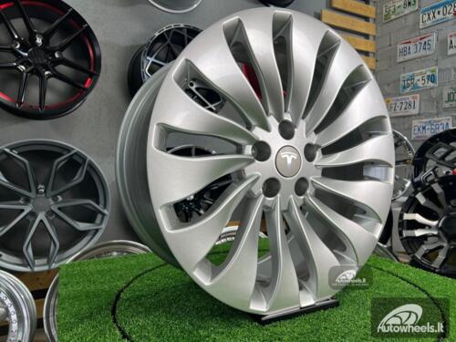 Ratlankis Tesla Model 3 Uberturbine style 19X8.5J 5X114.3 ET35 64.1 Hyper silver