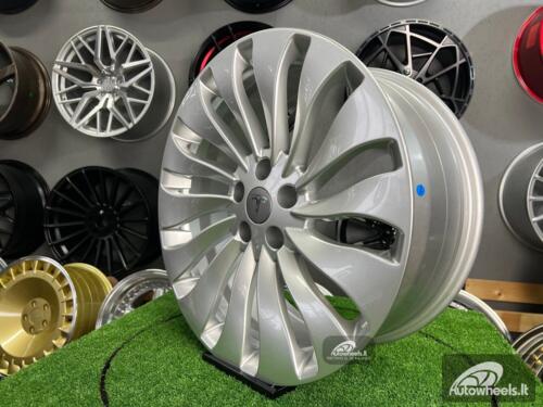 Ratlankis Tesla Model 3 Uberturbine style 19X8.5J 5X114.3 ET35 64.1 Hyper silver