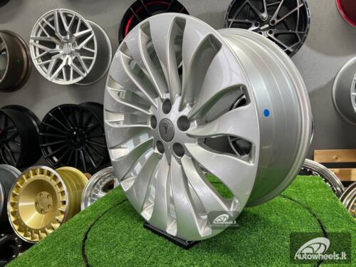 Ratlankis Tesla Model 3 Uberturbine style 19X8.5J 5X114.3 ET35 64.1 Hyper silver