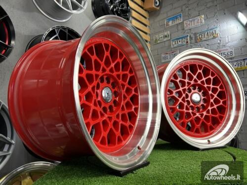 Ratlankis 59°North Wheels D-008 RED style | R18X9.5J 5X114.3/5X120 ET22 74.1 Candy red center with machined lip