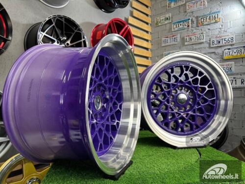 Ratlankis 59°North Wheels D-008 Purple style 18X9.5J 5X114.3/5X120 ET22 74.1 Purple center with machined lip