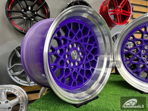 Ratlankis 59°North Wheels D-008 Purple style 18X9.5J 5X114.3/5X120 ET22 74.1 Purple center with machined lip