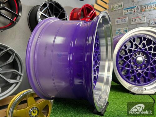 Ratlankis 59°North Wheels D-008 Purple style 18X9.5J 5X114.3/5X120 ET22 74.1 Purple center with machined lip